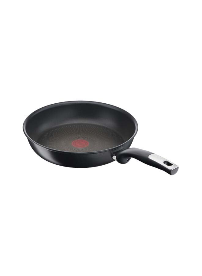 Tefal TEFAL Frying Pan | UNLIMITED Frypan 28 cm | Scratch resistance | 100% safe non stick coating | Thermo signal™ | Perfect searing | Made in France | Induction | 2 Years Warranty | G2550602 Black Extra Deepcm 