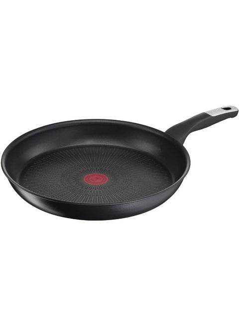 TEFAL Frying Pan | UNLIMITED Frypan 28 cm | Scratch resistance | 100% safe non stick coating | Thermo signal™ | Perfect searing | Made in France | Induction | 2 Years Warranty | G2550602 Black Extra Deepcm