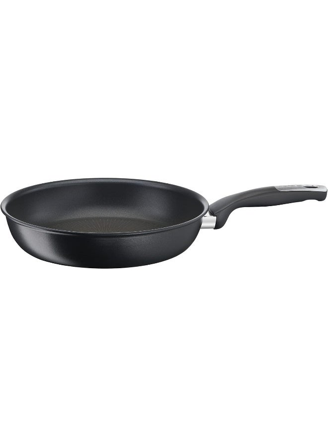 تيفال TEFAL مقلاة | UNLIMITED 28 سم | مقاومة للخدش | طلاء غير لاصق 100% آمن | مؤشر حرارة Thermo Signal™ | تحمير مثالي | صنع في فرنسا | متوافقة مع الحث | ضمان لمدة سنتين | G2550602 أسود - نوار Extra Deepسم  - Image 2
