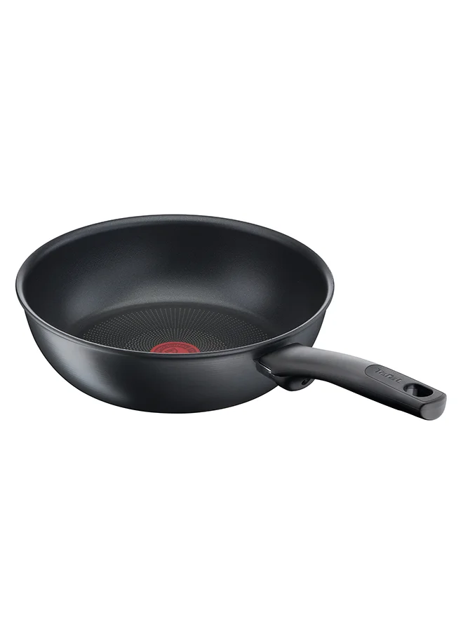 Tefal TEFAL Wok Pan | UNLIMITED Wok Frying Pan 28 cm | Scratch resistance | 100% safe non stick coating | Thermo signal™ | Perfect searing | Made in France | Induction | 2 Years Warranty | G2551902