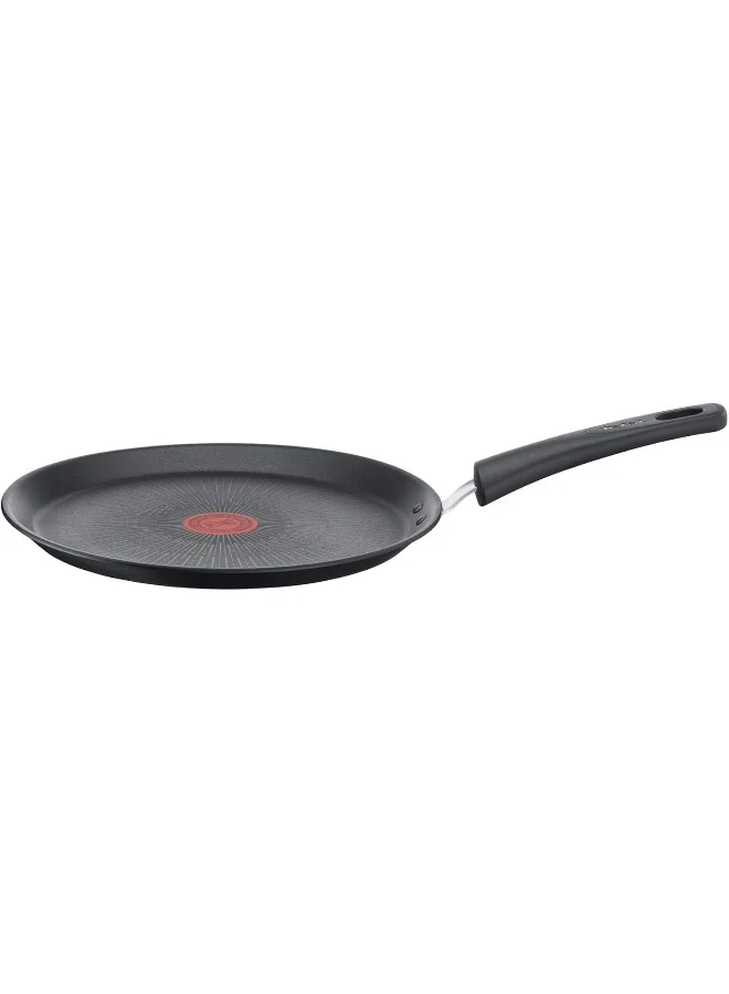 تيفال TEFAL مقلاة بان كيك | UNLIMITED مقلاة بان كيك 25 سم | مقاومة للخدش | طلاء غير لاصق آمن 100% | مؤشر Thermo signal™ | تحمير مثالي | صنع في فرنسا | متوافق مع الحث | ضمان لمدة سنتين | G2553802 أسود 25سم