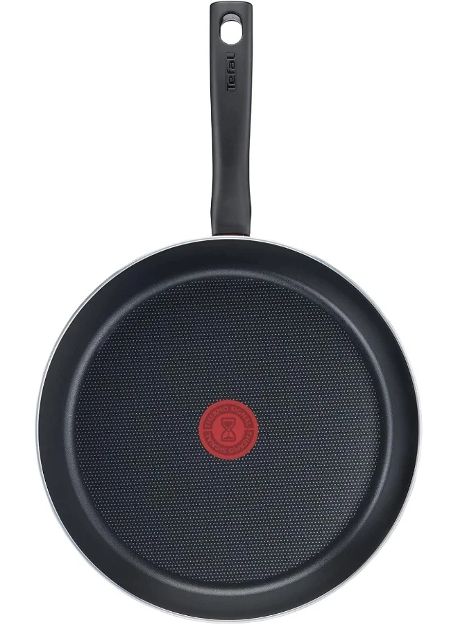 تيفال TEFAL مقلاة | G6 Tempo Flame 28 سم | غير لاصق مع مؤشر Thermo Spot | أحمر | ألومنيوم | ضمان لمدة سنتين | C3040683
