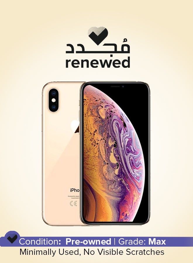 Apple - Renewed - iPhone XS 64GB Gold 4G With Facetime - International Version - Image 1