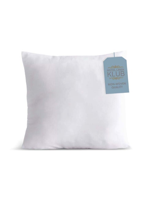1-Piece Cushion Filler 45x45 cm – 400 Grams Filling – Soft & Fluffy Insert with Non-Woven Outer Fabric – Ideal for Sofa, Chair & Decorative Use Polyester White 45x45cm