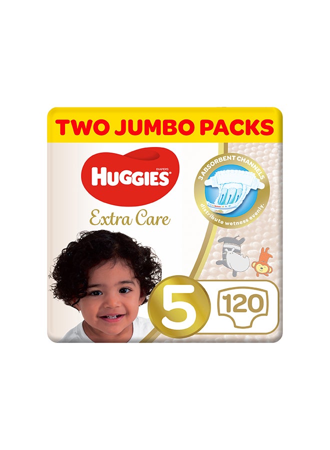 Extra Care, Size 5, 12 -22 kg, Twin Jumbo Pack, 120 Diapers - pnsku/N48441510A/45/_/1698663348/c946483c-c95e-4333-9cfb-bd34cfbe3b16