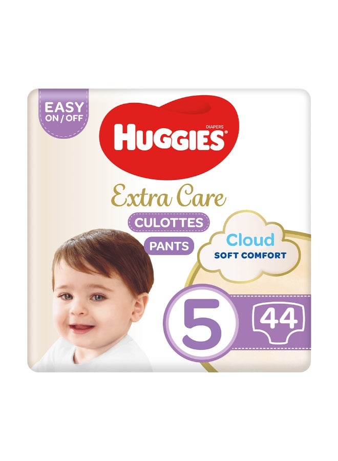 Huggies Culottes Extra Care Baby Diapers, Size 5, 12-17 kg, 44 Diapers  - Image 1