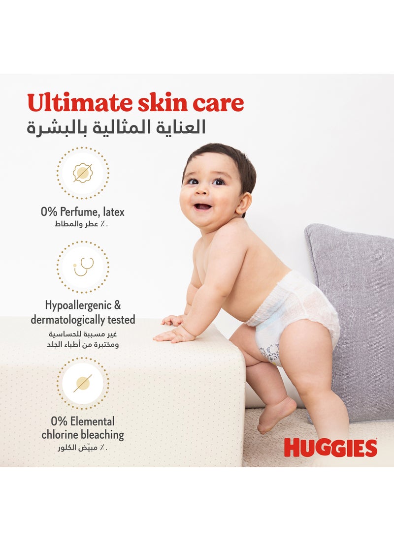 HUGGIES Extra Care Culottes Size 3 6-11kg Twin Jumbo Pack 116 Diaper Pants - Image 3