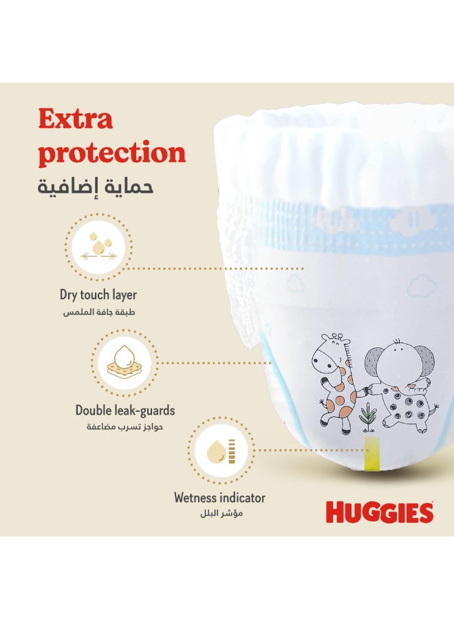 Huggies - Extra Care Culottes, Size 6, 15 - 25 kg, Twin Jumbo Pack, 80 Diaper Pants - Image 1
