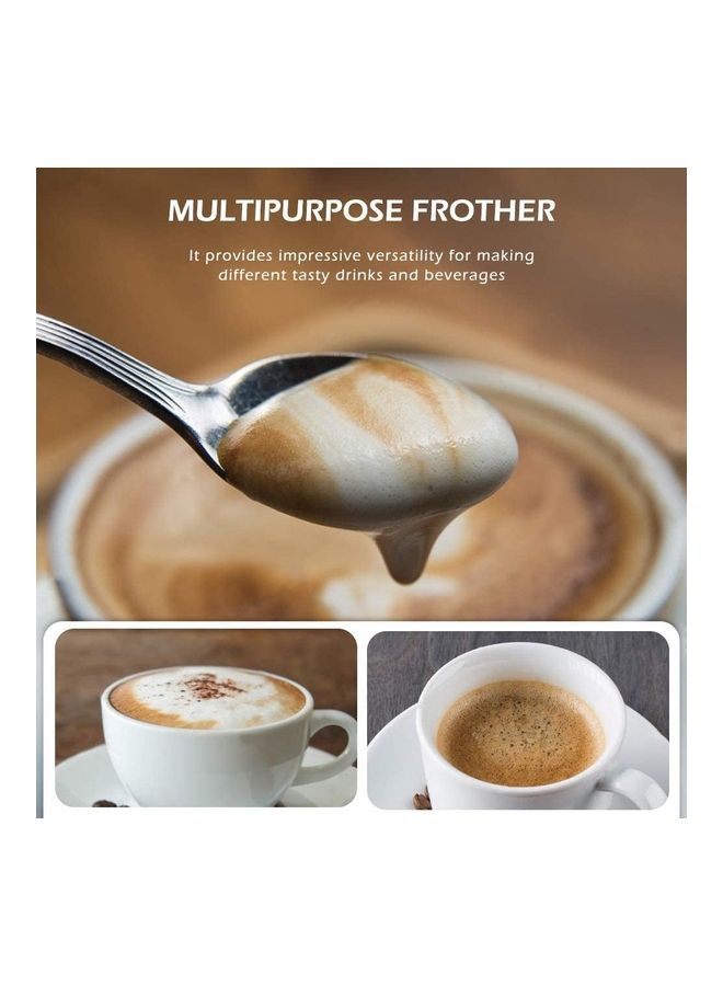 XiuWoo Electric Milk Frother Maker With Whisk Set Multicolour - Image 5