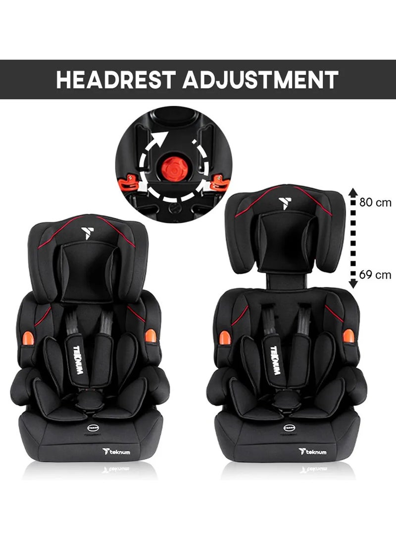 TEKNUM Baby Nova Extendable Booster Car Seat 9 Months+ Black  - Image 4