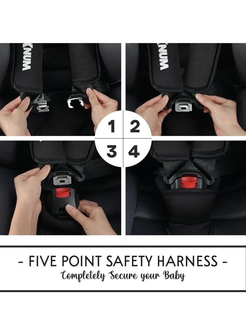 TEKNUM Baby Nova Extendable Booster Car Seat 9 Months+ Black  - Image 5