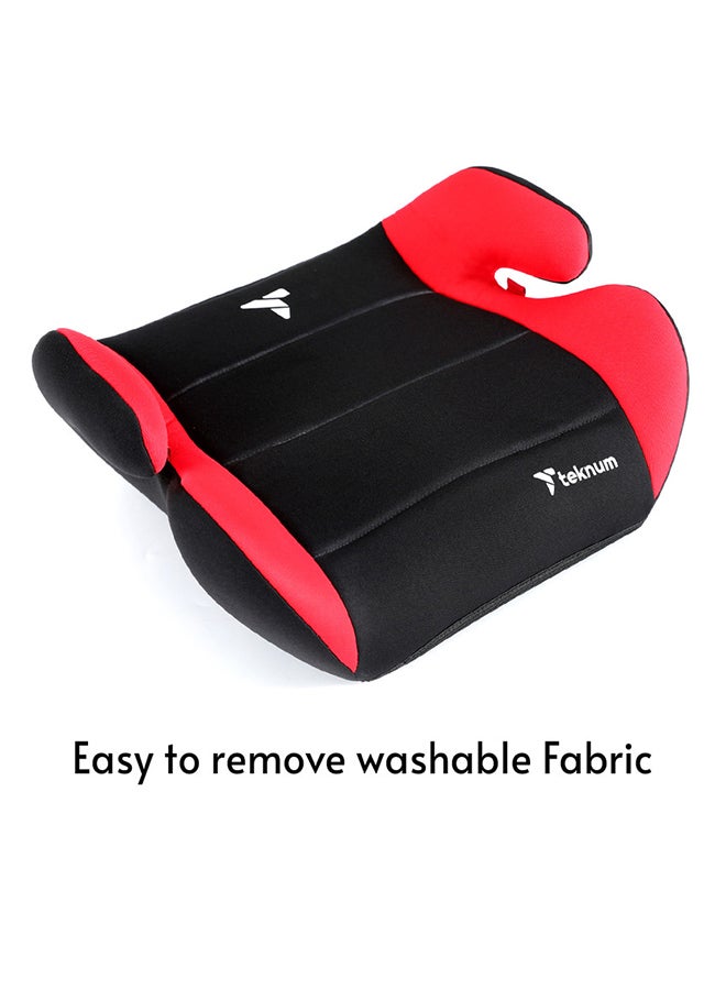 TEKNUM Car Seat Booster Pluto 4 - 12Yrs Red - Image 4