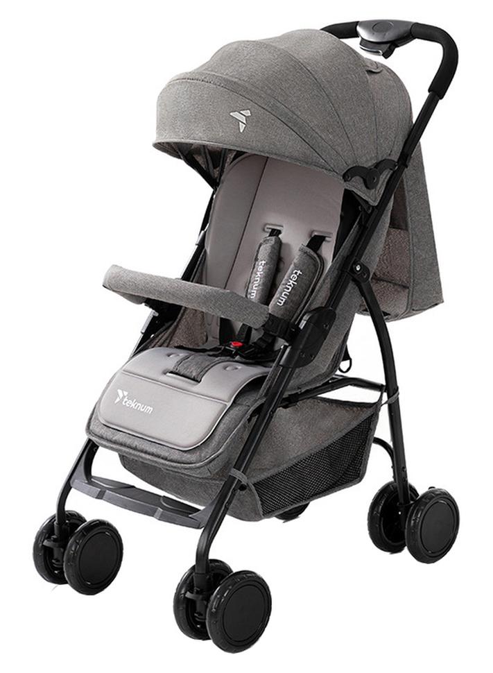 تيكنوم عربة أطفال تريب بلس، لعمر 6 أشهر حتى 36 شهراً - لون رمادي - Image 1