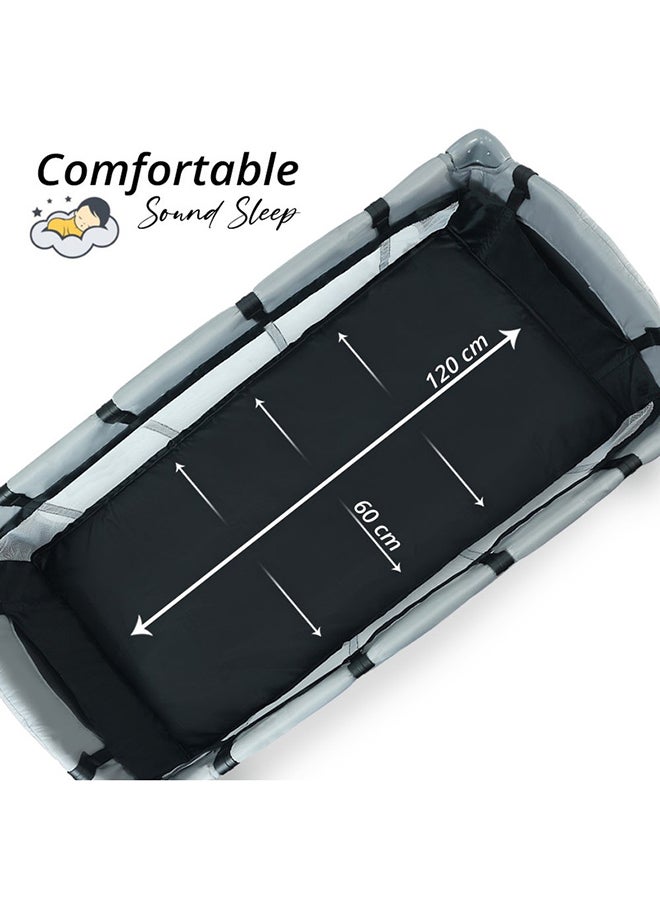 TEKNUM Astronaut Playard And Cot With Carry Bag, Years- Grey - Image 4