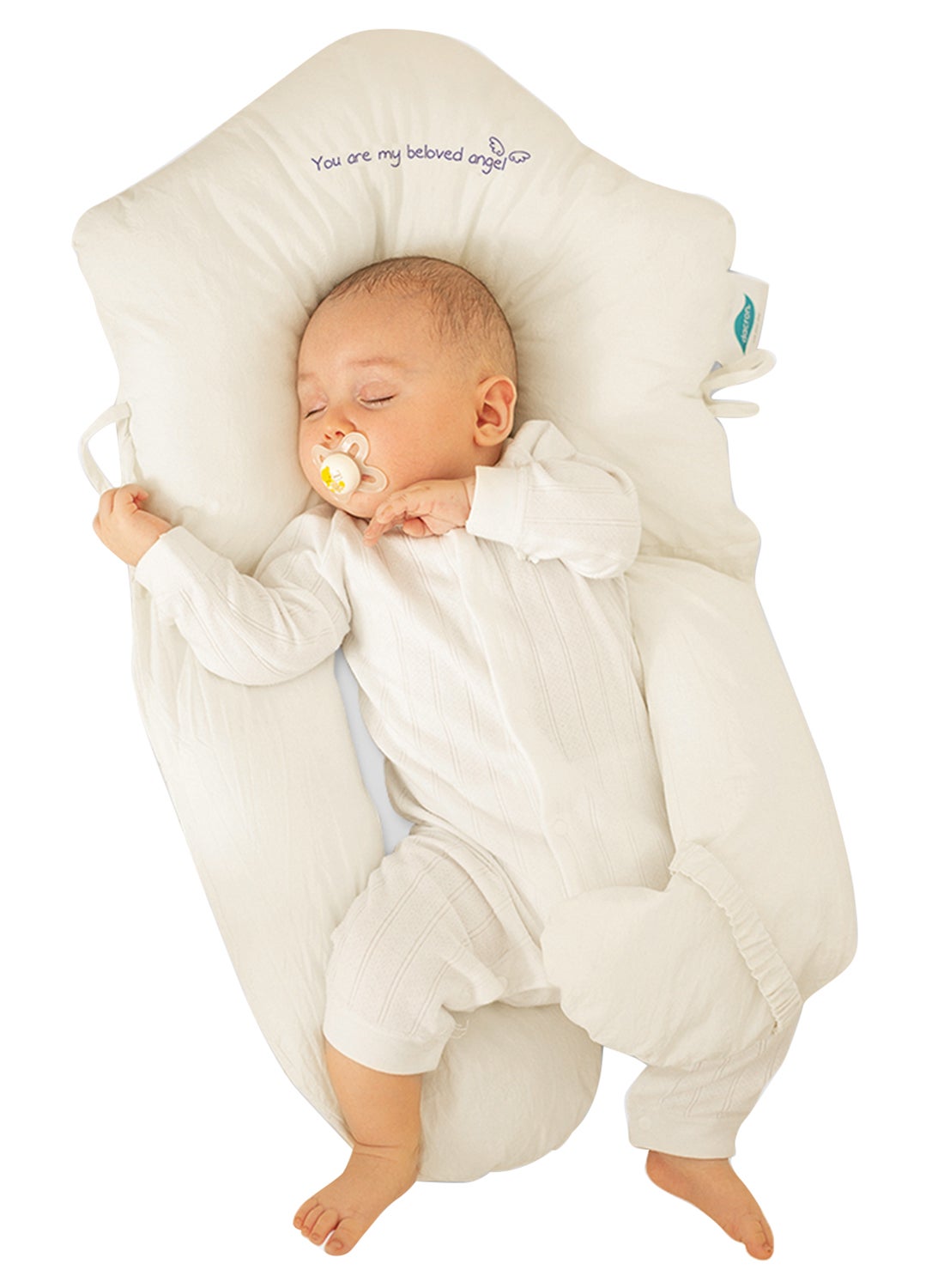 Sunveno Mamma’S Hug Head Shaper Pillow - White 