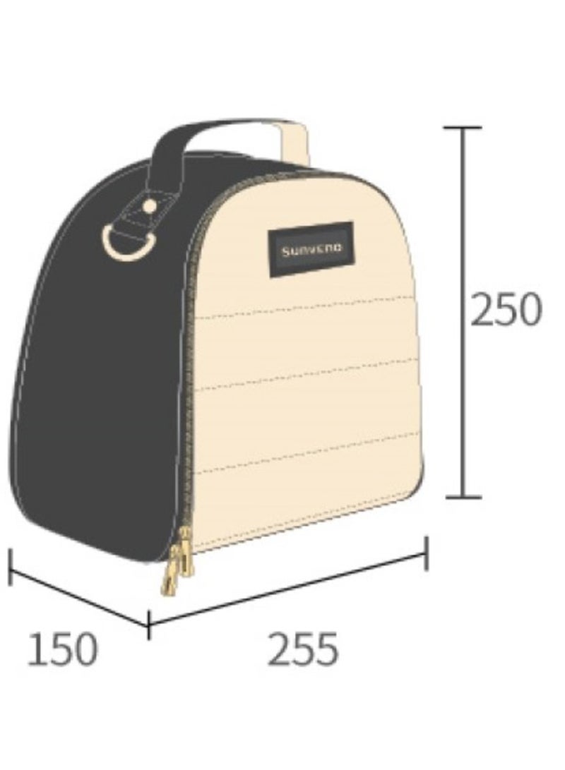 Sunveno - Thermal Insulated Lunch Bag And Milk Bag - Gold Large - Image 1