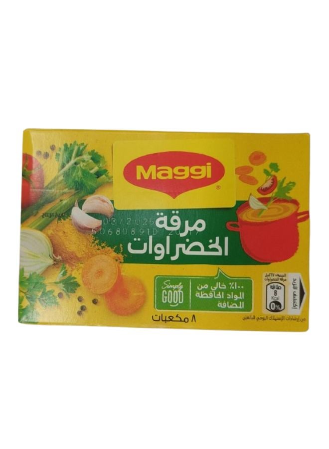 Maggi Maggi Vegetable Bouillon 72grams Pack of 8 