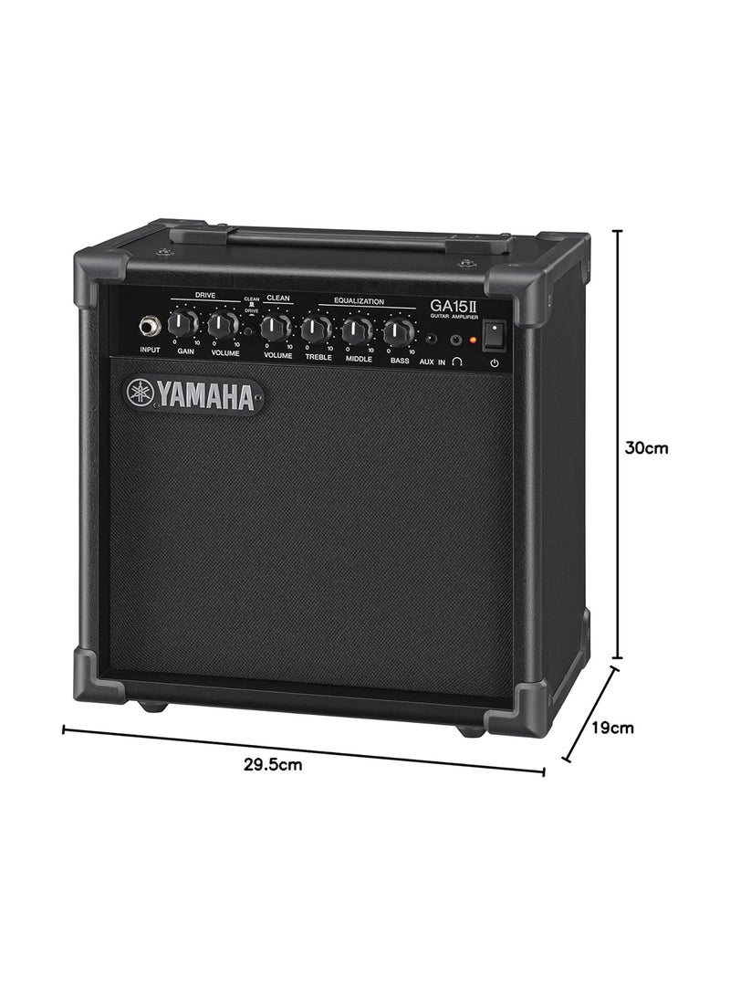 YAMAHA - Guitar Practice Amplifier GA15II Black - Image 1