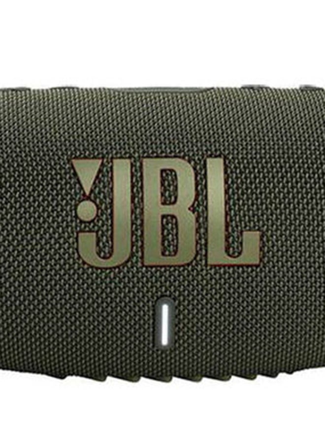 JBL Charge 5 Portable Speaker - Built In Powerbank - Powerful Pro Sound - Dual Bass - 20H Battery - Ip67 Waterproof Green - Image 4
