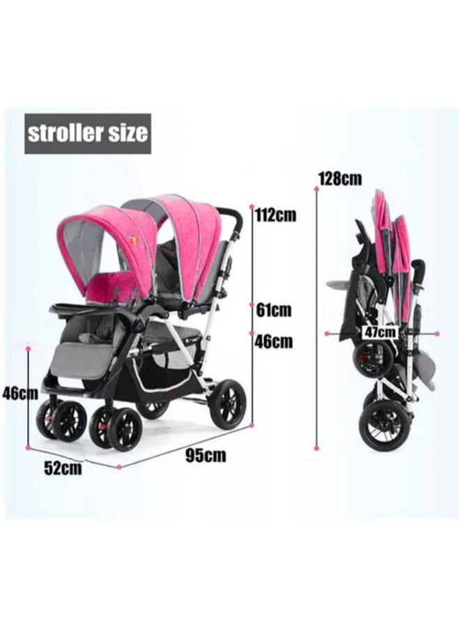 Baby love Comforts Twins Stroller - Image 2