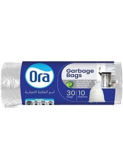 ORA Viva Garbage Bags 10Gallon 30 Bags White  - Image 2
