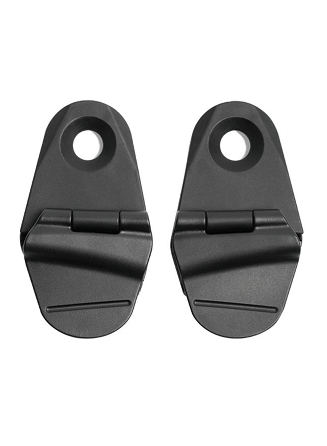 BABYZEN - Yoyo Connect Bassinet Adapters (2 Pieces )Connect Your Yoyo Stroller Bassinet To The Yoyo2 Stroller Black, One Size - Image 1