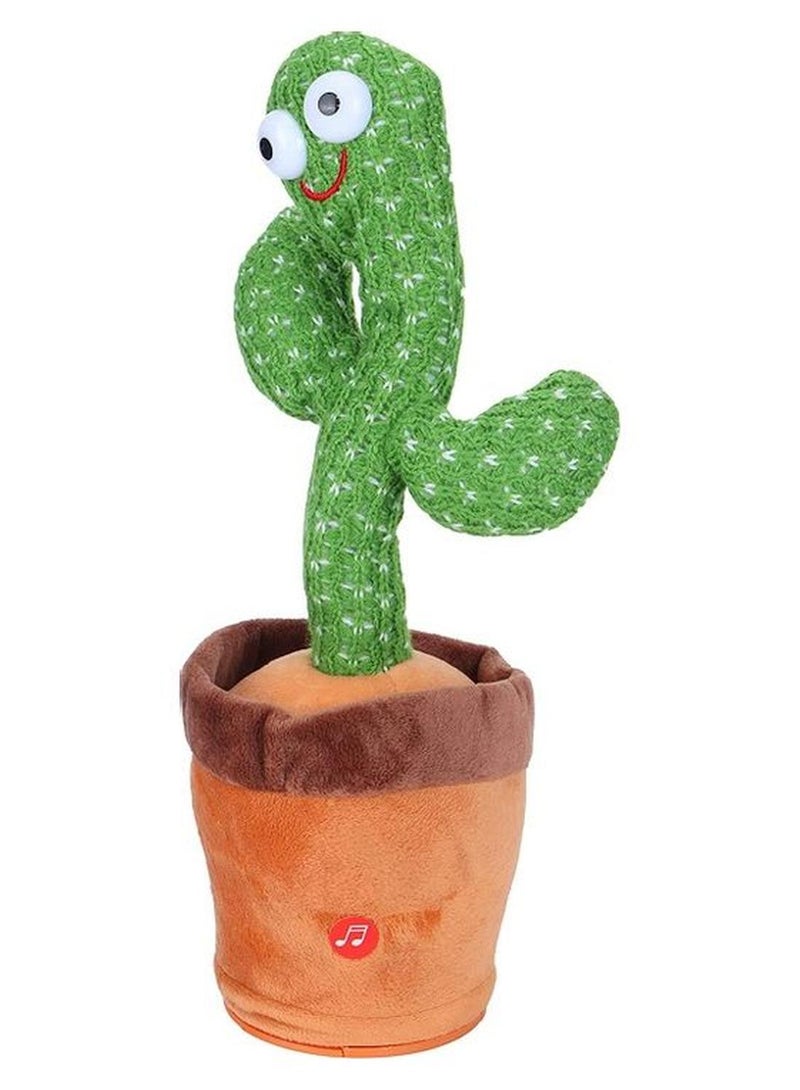 لعبة زهرة الصبار المحشوة الكهربائية الراقصة مع موسيقى - Image 1