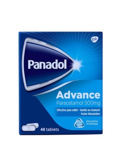 Panadol Advance Tablets For Pain Relief - 48 Tabs 