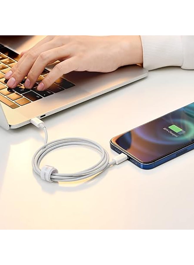 Baseus - Lightning Data Sync And Charging Cable White - Image 1