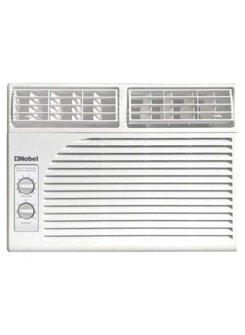 1 Ton Window AC, Energy Efficient Cooling Air Conditioner with Rotary Compressor, R410A Refrigerant, 12,000 BTU, 1600W Power Input, Ideal for Small Rooms & Offices 1600 W NWAC12C White