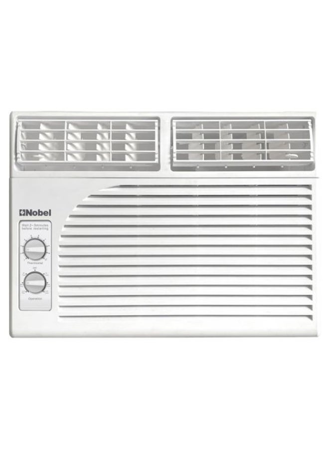 Nobel - 1 Ton Window AC, Energy Efficient Cooling Air Conditioner with Rotary Compressor, R410A Refrigerant, 12,000 BTU, 1600W Power Input, Ideal for Small Rooms & Offices 1600 W NWAC12C White - Image 1