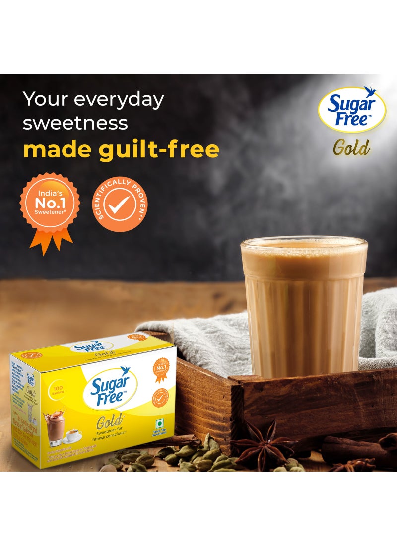 Sugar Free Gold 200 Sachets 150grams  - Image 3