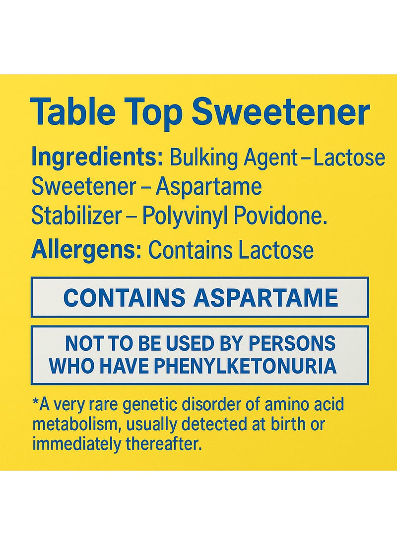 Sugar Free Gold 200 Sachets 150grams - Image 3