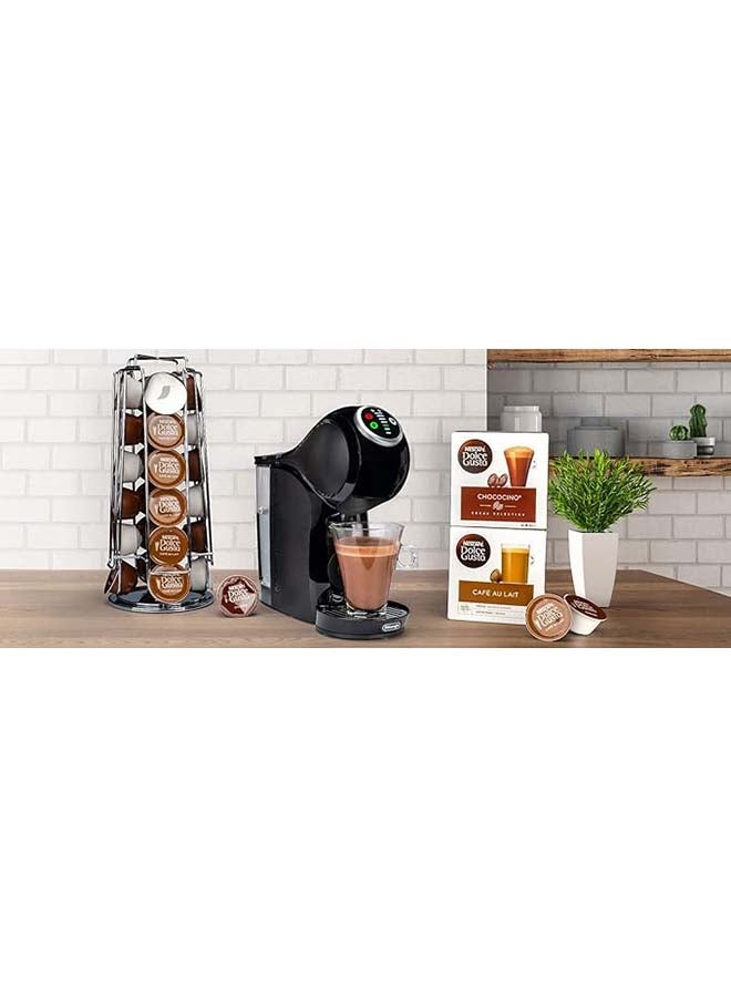 Dolce Gusto - GENIO S PLUS Automatic Capsule Coffee Machine with Compact & Powerful up to 15 Bar Pressure, Cappuccino, Tea, Hot Chocolate & Espresso Coffee Maker EDG315.B Black - Image 1