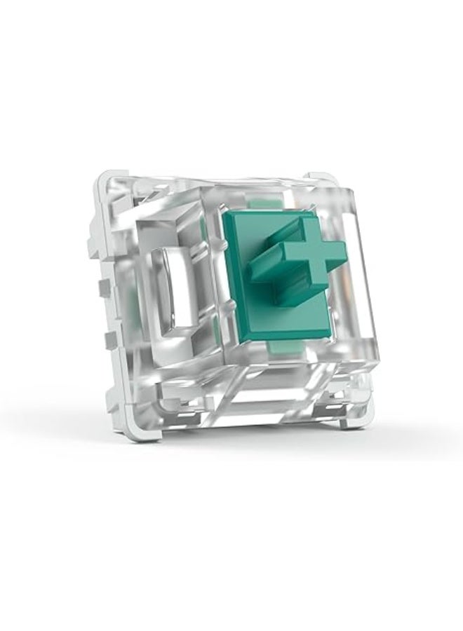 Glorious Gateron Green Mechanical Keyboard Switches (120 Pack) - Ultra-Light Linear For Rapid Typing & Gaming - 35G Actuation Force  - Image 5