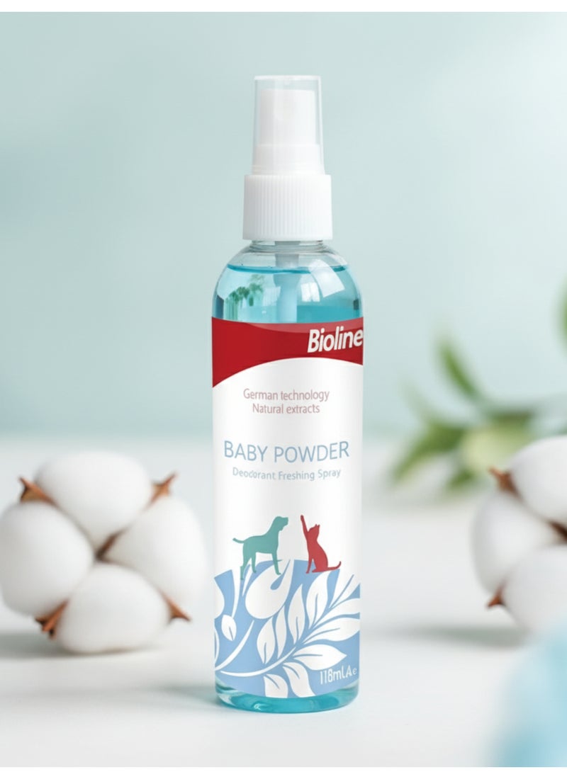 بايولاين بخاخ بودرة للأطفال لإزالة الروائح الكريهة 118ملليلتر - Image 2
