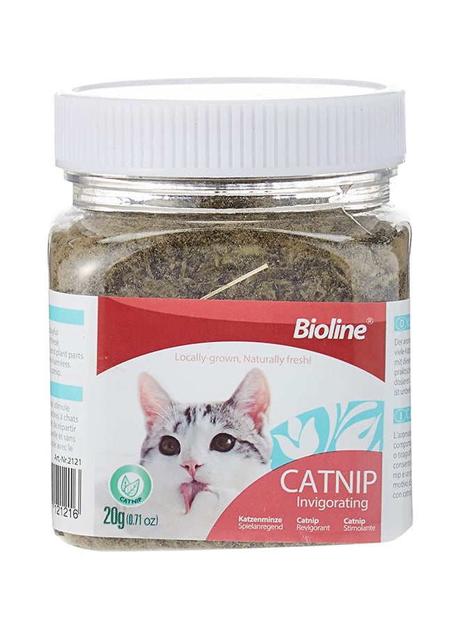 Bioline Catnip Leaves Encourage Cats Playful Behavior White 20grams - Image 1