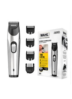Cord / Cordless Beard Trimmer - Silver