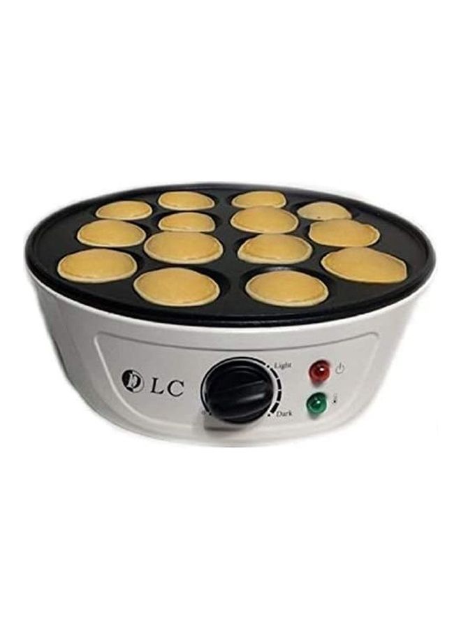 دي إل سي  ماكينة صنع البانكيك الصغير 14 قطعة 750 W DLC-38242 أبيض/ أسود - Image 1