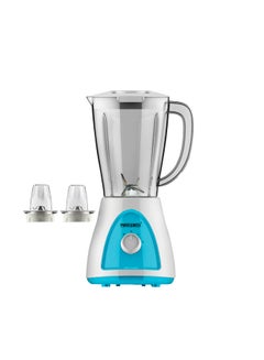 Mediatech Smoothie Blender maker, Copper Motor, Grinder and Grater, 2 speed + Pluse Function, Ice Crush Function Stainless Steel blades, 1.5 L 400 W MT-B16 Multicolour  - Image 3