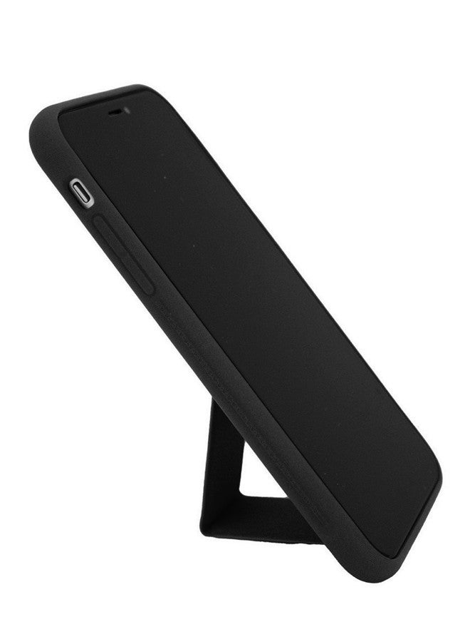 MARGOUN Protective Case Cover with Finger Grip Stand for Apple iPhone 11 Pro Max Black  - Image 2