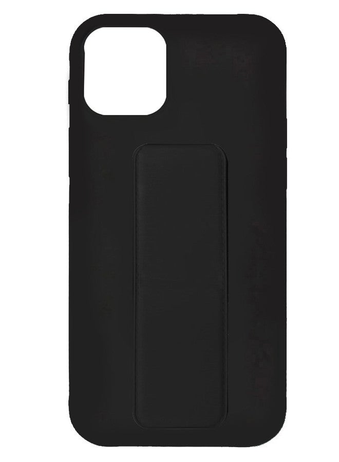 MARGOUN Protective Case Cover with Finger Grip Stand for Apple iPhone 11 Pro Max Black  - Image 4