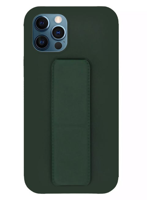 Protective Case Cover with Finger Grip Stand for Apple iPhone 11 Pro Max Green Green