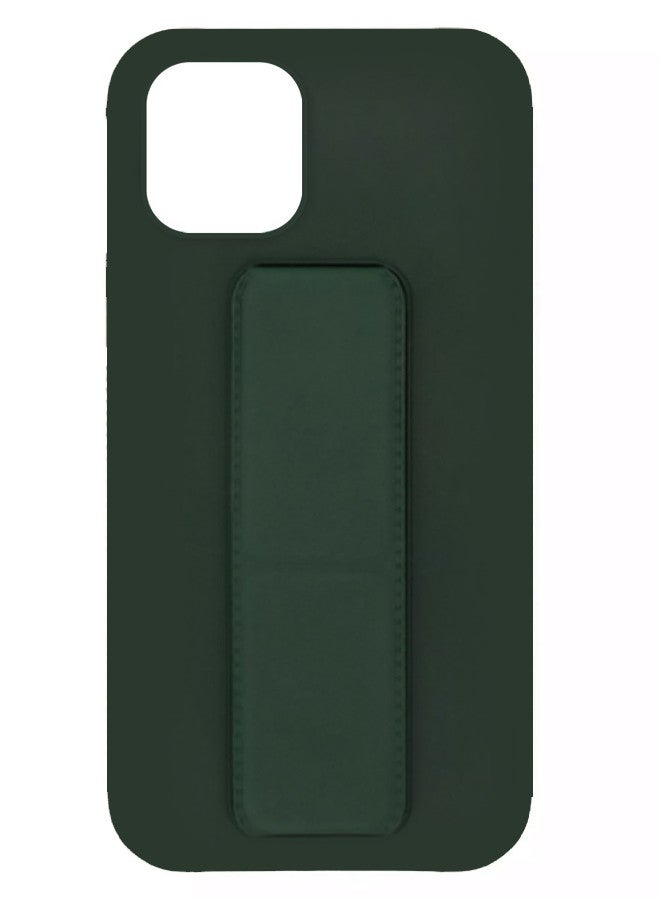MARGOUN Protective Case Cover with Finger Grip Stand for Apple iPhone 11 Pro Max Green Green - Image 2