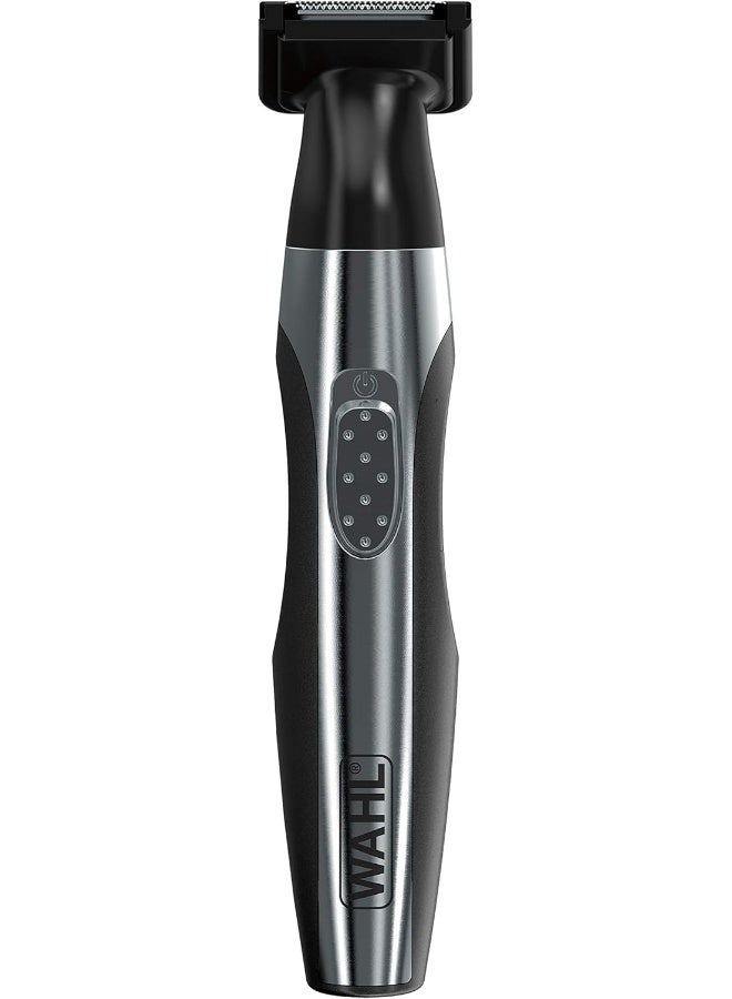 وال طقم ماكينة حلاقة مناسبة للسفر برأس دوار ذي شفرة واحدة من القصدير وتعمل ببطارية الليثيوم أسود - Image 2