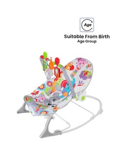 Kidle Infant-to-toddler Baby Rocker With Mosquito Net and Adjustable Height, Newborn  - Image 3