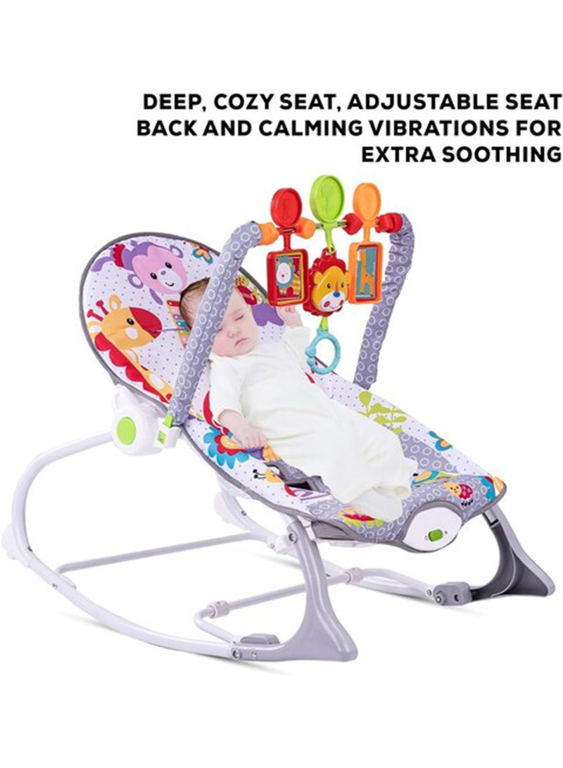 Kidle - Infant-to-toddler Baby Rocker With Mosquito Net and Adjustable Height, Newborn - Image 1