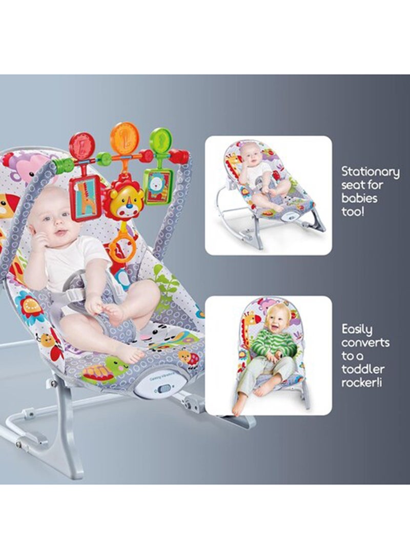 Kidle - Infant-to-toddler Baby Rocker With Mosquito Net and Adjustable Height, Newborn - Image 1