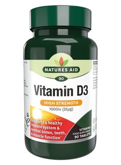 Vitamin D3 1000Iu Supports A Healthy Immune System And Normal Bone Teeth And Muscle Function  90 Tablets