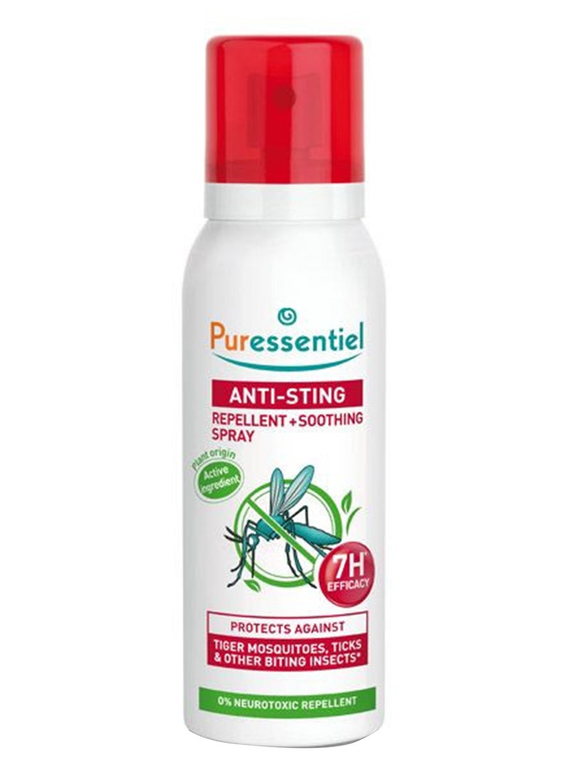 Puressentiel - Anti-Sting Repellent, Soothing Spray Protects Against Tiger Mosquitoes, Ticks And Other Insects 0% Neurotoxic Repellent 75Ml - Image 1